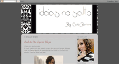 Desktop Screenshot of ideiasnosalto.blogspot.com