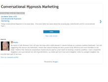 Tablet Screenshot of conversationalhypnosismarketing.blogspot.com