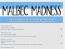 Tablet Screenshot of malbecmadness.blogspot.com