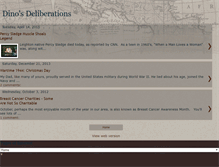 Tablet Screenshot of dinosdeliberations.blogspot.com