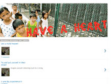 Tablet Screenshot of have-a-heart-organization.blogspot.com
