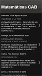 Mobile Screenshot of matematicascab.blogspot.com