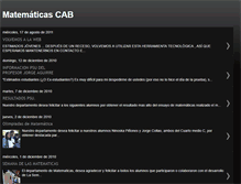 Tablet Screenshot of matematicascab.blogspot.com