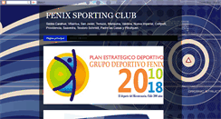 Desktop Screenshot of deportesfenix.blogspot.com