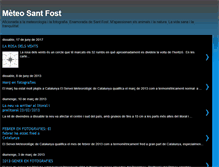 Tablet Screenshot of meteosantfost.blogspot.com