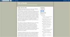 Desktop Screenshot of city-of-manila.blogspot.com