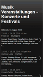 Mobile Screenshot of musik-veranstaltungen.blogspot.com