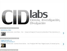 Tablet Screenshot of cidlabs.blogspot.com