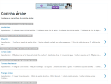 Tablet Screenshot of cozinhaarabe.blogspot.com