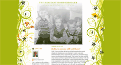 Desktop Screenshot of hesitanthomeschooler.blogspot.com