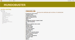 Desktop Screenshot of mundobuster.blogspot.com