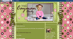 Desktop Screenshot of caymancindy.blogspot.com