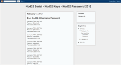 Desktop Screenshot of nod-serial.blogspot.com