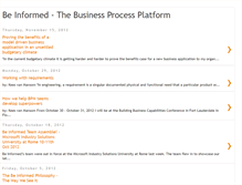 Tablet Screenshot of beinformedblog.blogspot.com