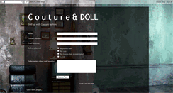 Desktop Screenshot of coutureanddoll.blogspot.com