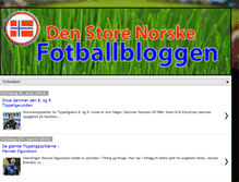 Tablet Screenshot of norsktoppfotball.blogspot.com