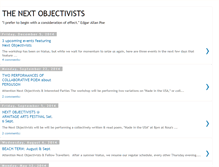 Tablet Screenshot of nextobjectivists.blogspot.com