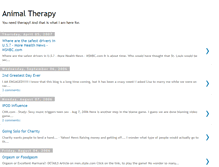 Tablet Screenshot of animaltherapy.blogspot.com