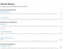 Tablet Screenshot of karibukenya-2009.blogspot.com