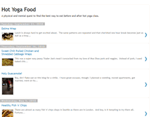 Tablet Screenshot of hotyogafood.blogspot.com