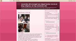 Desktop Screenshot of colegioarcangelsanmiguelrecuerdos.blogspot.com