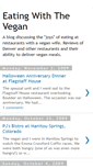 Mobile Screenshot of eatingwiththevegan.blogspot.com