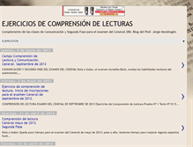 Tablet Screenshot of comprension-de-lecturas.blogspot.com