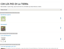 Tablet Screenshot of conlospiesenlatierrapdu.blogspot.com
