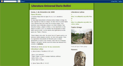 Desktop Screenshot of literaturauniversaldariobellini.blogspot.com