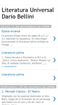 Mobile Screenshot of literaturauniversaldariobellini.blogspot.com