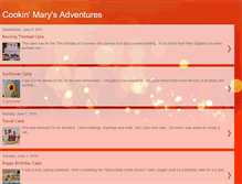 Tablet Screenshot of cookinmary.blogspot.com