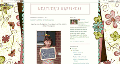 Desktop Screenshot of heathers-happiness.blogspot.com