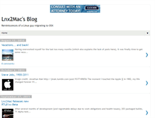 Tablet Screenshot of lnx2mac.blogspot.com