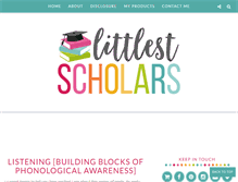 Tablet Screenshot of littlestscholars.blogspot.com