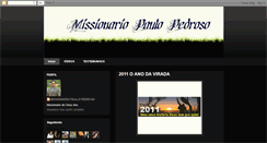 Desktop Screenshot of missionariopaulopedroso.blogspot.com