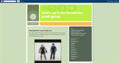 Desktop Screenshot of hendersonyouthgroup.blogspot.com