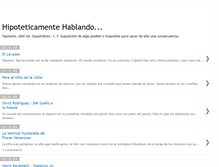 Tablet Screenshot of hipoteticamentehablando.blogspot.com