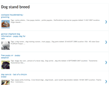 Tablet Screenshot of dog-stand-breed.blogspot.com