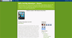 Desktop Screenshot of bills2ndbigadventure.blogspot.com