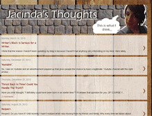 Tablet Screenshot of jacindasthoughts.blogspot.com