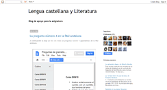 Desktop Screenshot of lengua-castellana-y-literatura.blogspot.com