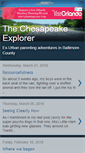 Mobile Screenshot of chesapeakeexplorer.blogspot.com