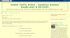 Desktop Screenshot of karrayertawines.blogspot.com