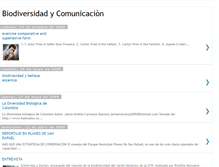 Tablet Screenshot of biodiversidadycomunicacion.blogspot.com