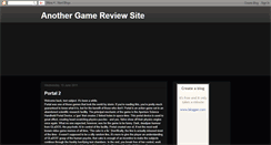 Desktop Screenshot of anothergamereviewsite.blogspot.com