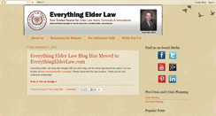 Desktop Screenshot of everythingelderlaw.blogspot.com