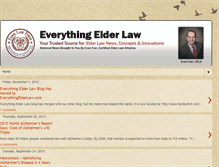 Tablet Screenshot of everythingelderlaw.blogspot.com