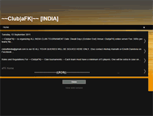 Tablet Screenshot of clubafk.blogspot.com