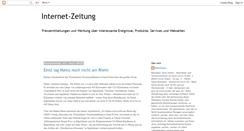 Desktop Screenshot of internet-zeitung.blogspot.com