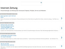 Tablet Screenshot of internet-zeitung.blogspot.com